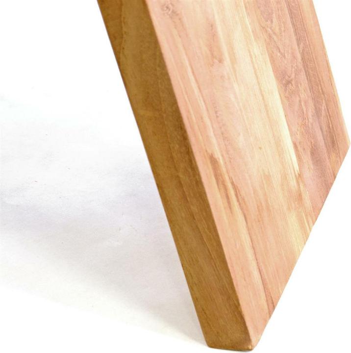 Produktbild VCM Hocker behandeltem Teakholz Sitzhocker Holzhocker massiv Höhe 47cm