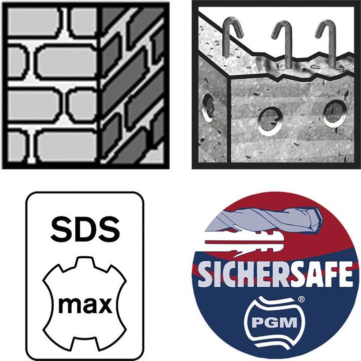 Produktbild Bosch Professional Zubehör EXPERT SDS max-8X Hammerbohrer, 20 x 400 x 520 mm (bis 20 Millimeter)