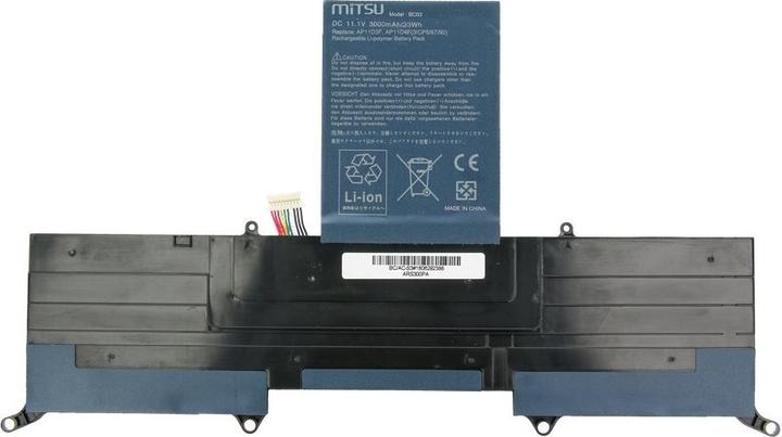 Actual product image Mitsu BATTERY BC/AC-S3 (ACER ASPIRE 3280 MAH 33 WH) - Battery (1 Cells, 3280 mAh)
