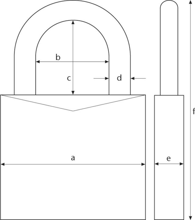 Produktbild Abus Zahlenschloss 145/40