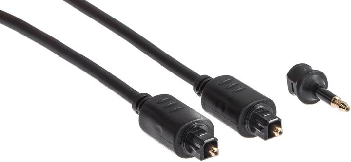 Link2Go Câble audio à fibre optique TosLink (2 m, Optique)