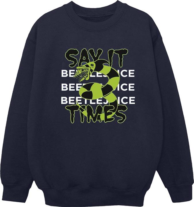 Immagine prodotto Beetlejuice Say It 3 Times Felpa Donna (5XL)