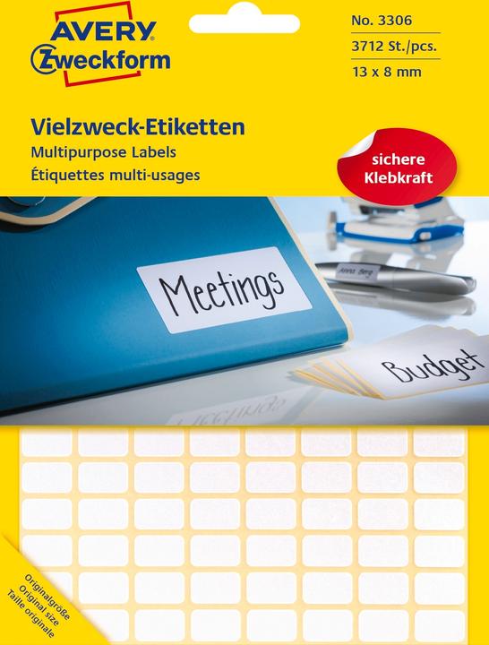 Actual product image Avery Mini Organization Labels