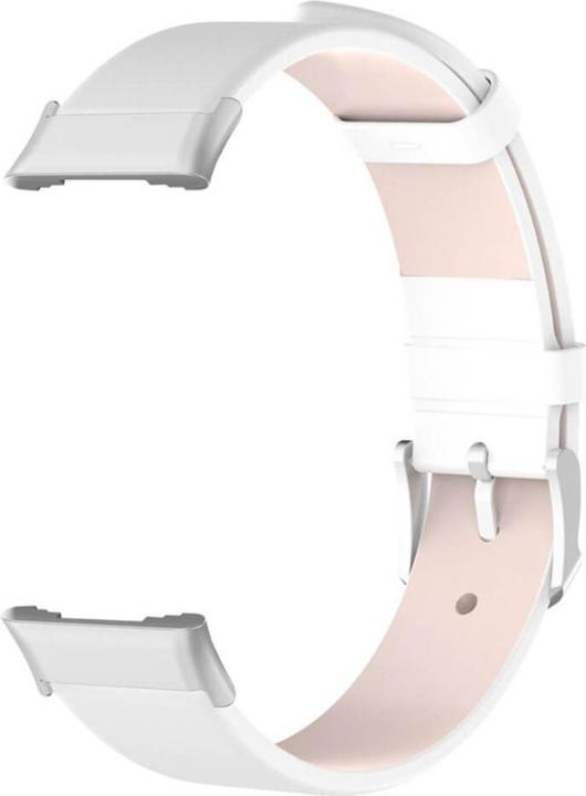 Actual product image Cover-Discount OPPO Watch Free - leather strap white (Faux leather)