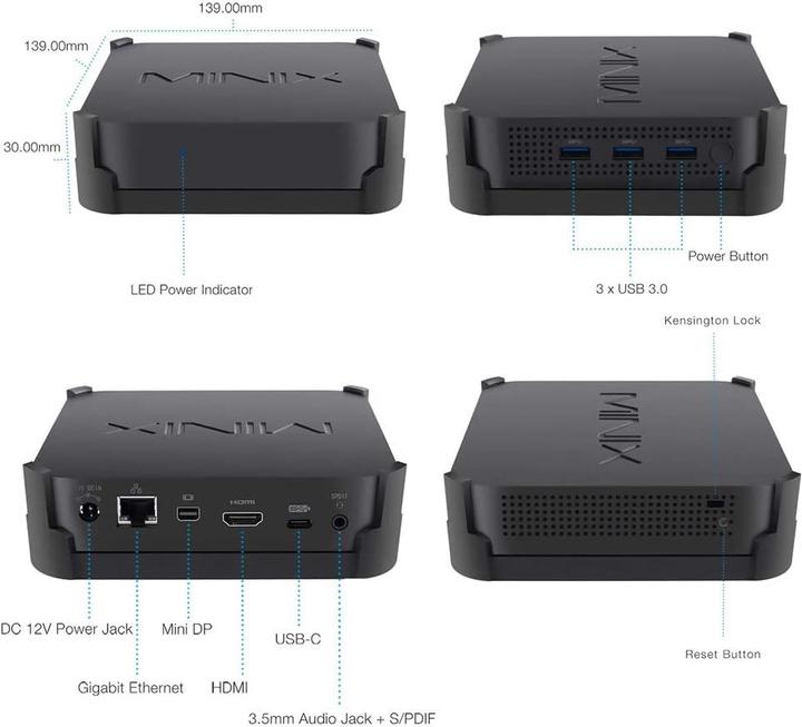 Image du produit Minix Neo J50C-4 Max (Intel Pentium J5005)