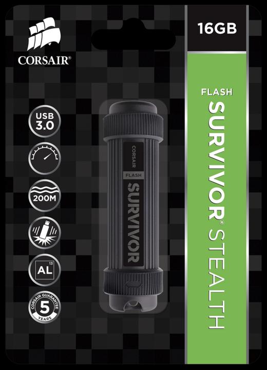 Immagine prodotto Corsair Flash Survivor Stealth (32 GB, USB-A)