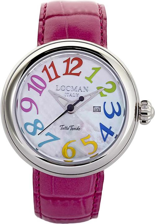 Locman Italy Damenuhr Tutto Tondo pink Ref. 0360 (Analoguhr, 40 mm)