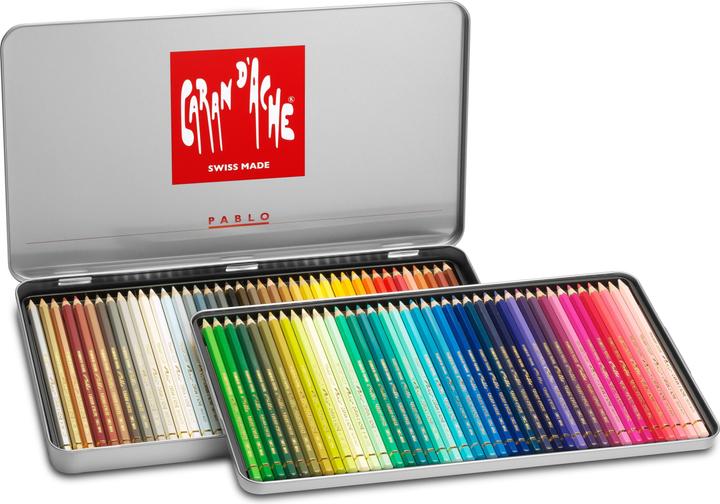 Immagine prodotto Caran d'Ache Pablo Metallschachtel (Multicolore, 80 x)