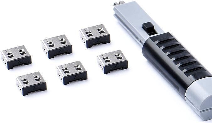 Immagine prodotto Smart Keeper SmartKeeper Basic "Porta USB-A" Blocker 6 pezzi + chiave nero