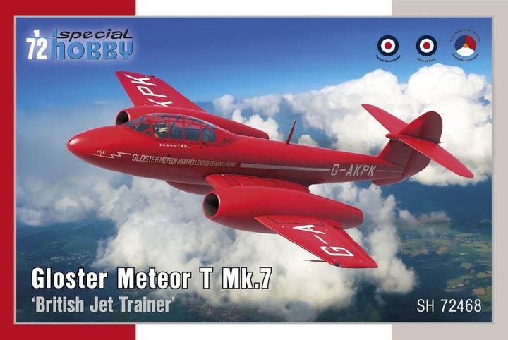 Actual product image Special Hobby Gloster Meteor T Mk.7 British Jet Trainer