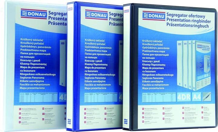 Produktbild Staples 4-Ring-Ordner, A4 100 mm schwarz (DON256) (A4, 1 x)