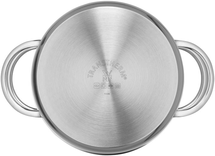 Produktbild WMF Kochtopf Dampfgarer 16cm klein Metalldeckel 1,2l Mini Edelstahl Induktion (16 cm, Dampfkochtopf, Edelstahl)