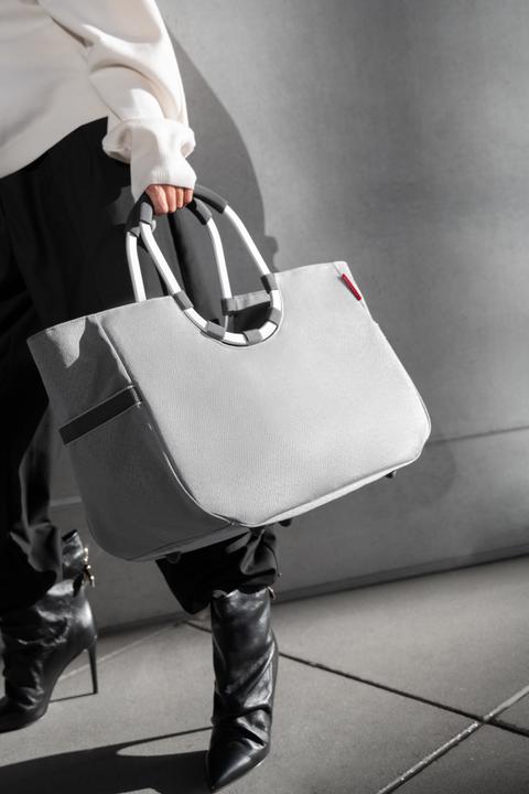 Actual product image reisenthel loopshopper L herringbone grey