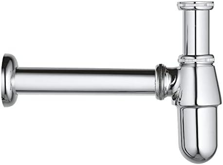 Actual product image Grohe Trap 1 1/4inch, for washbasins chrome (Siphon mounting material, 1 1/4")