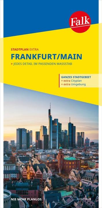 Produktbild Falk Stadtplan Extra Frankfurt am Main 1:20.000