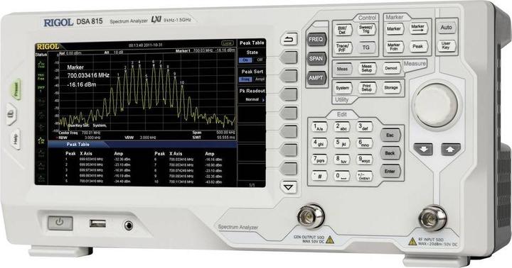 Image du produit Rigol DSA815-TG Analyseur de spectre avec Tracki (Analyseur)