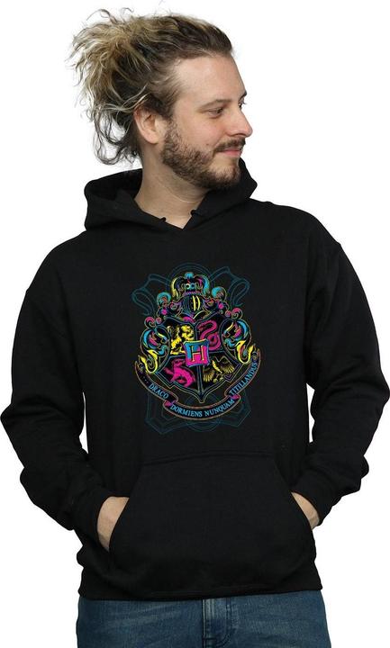 Produktbild Neon Hogwarts Crest Kapuzenpullover (3XL)