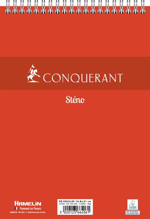 Actual product image 001bloc Steno pad, ruled, (W)148 x (H)210 mm (A5, Lined, Soft cover)