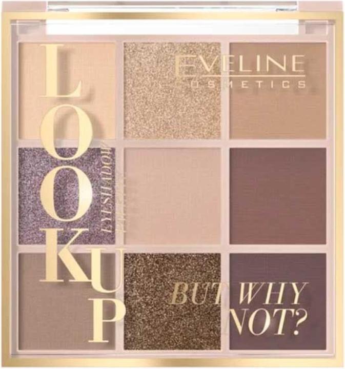 Actual product image Eveline Look Up Eyeshadow Palette (9) But why not? 1piece
