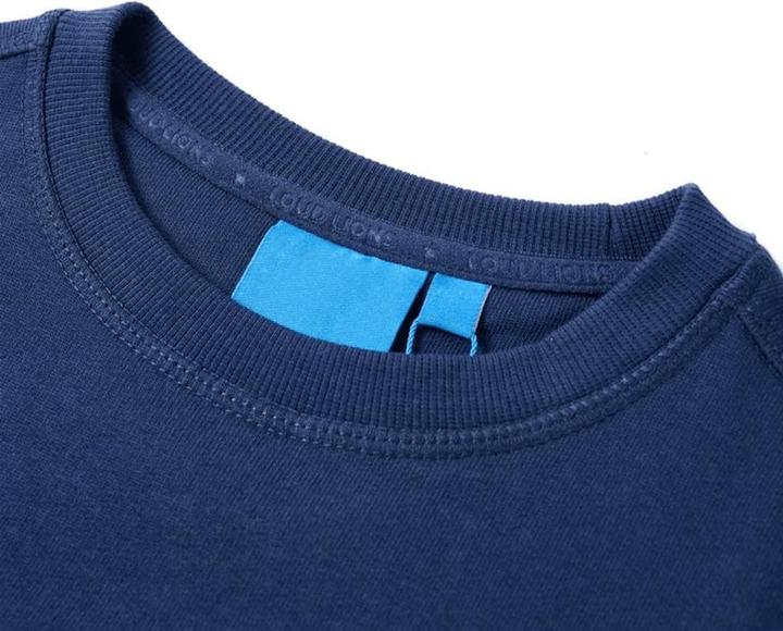 Immagine prodotto VidaXL Felpa da bambino blu navy 104,Materiale: 92% cotone. 8 (104)