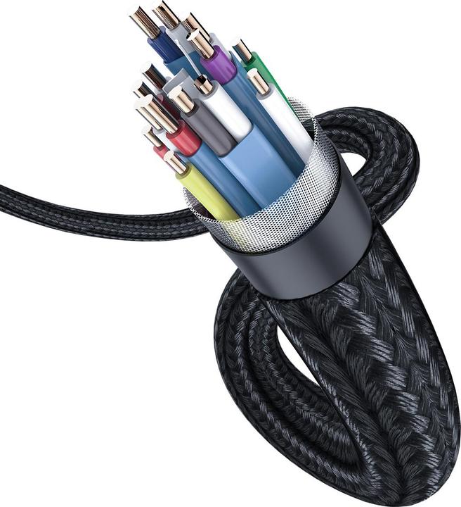 Produktbild Baseus Enjoyment Series 4KHD Male To 4KHD Male Adapter Cable 5m Dark gray (5 m, HDMI)