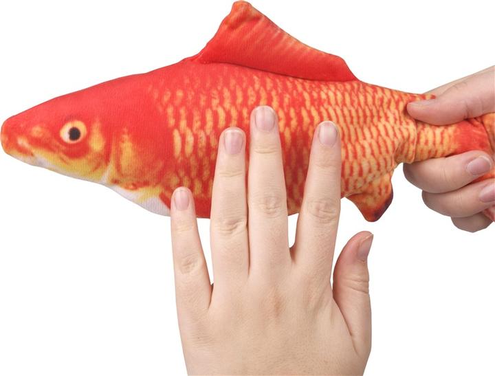 Actual product image Flamingo Cat toy, Flounder electric fish, orange - (540058517707) (Cat ball toy)