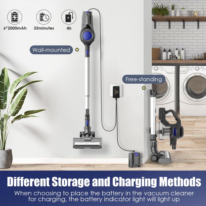 Actual product image Moosoo XL-618A Kabelloser Staubsauger