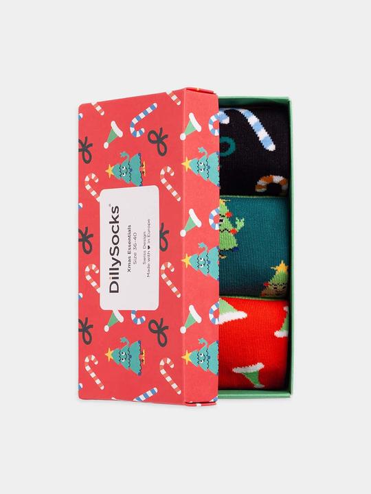 Image du produit DillySocks Essentiels de Noël (Lot de 3, 36 - 41)