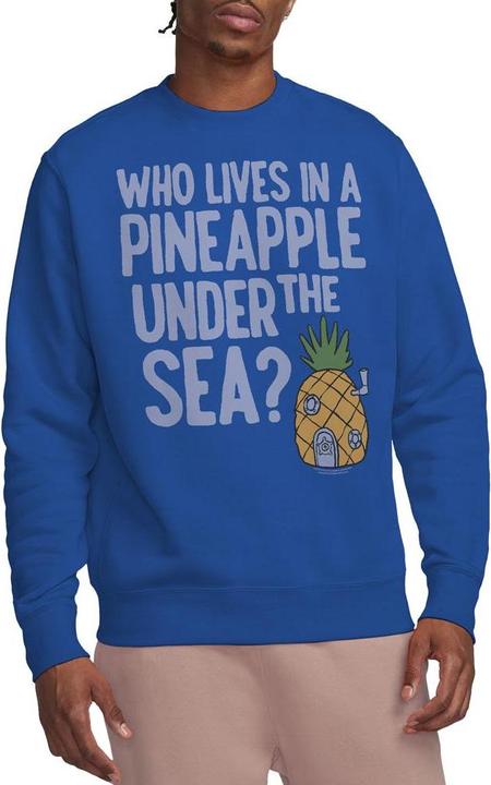 Immagine prodotto Spongebob Squarepants Pineapple Under The Sea Felpa Adulto Unisex (L)
