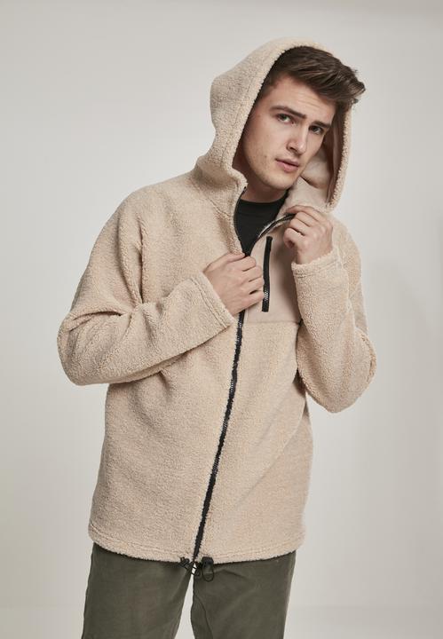 Produktbild Urban Classics Hooded Sherpa Zip Jacket (4XL)