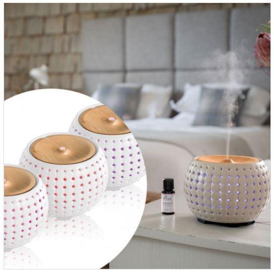 Actual product image Homedics ARM-910WT-WW Gather Ultrasonic Essential Oil Diffuser