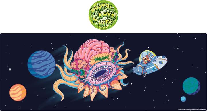 Immagine prodotto Fanattik Rick & Morty set sous-mains revêtu & sous-verre Cosmos