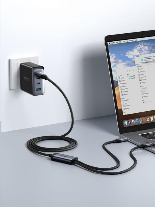 Produktbild Joyroom 2-in-1 Ladekabel (1.50 m, USB 2.0, 100 W)