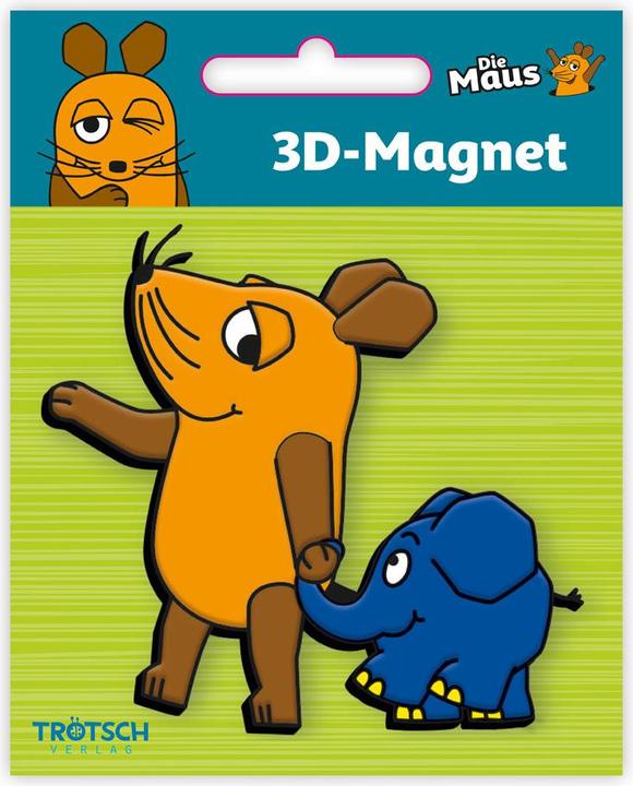 Produktbild 3 D Magnet Maus und Elefant mehrfarbig (1 x)