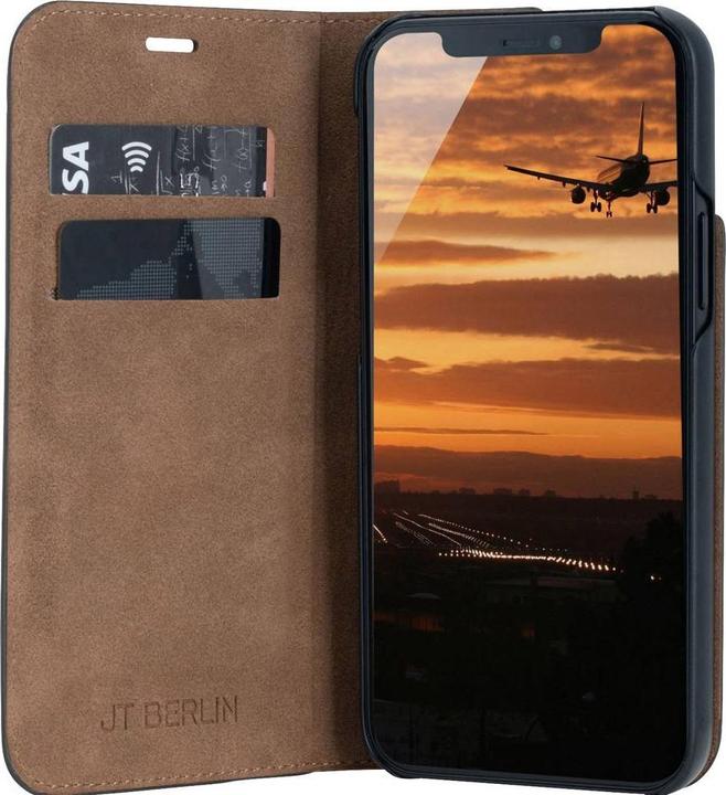 Immagine prodotto JT Berlin iPhone 12 Mini - Tegel Flip Case nero (Apple iPhone 12 mini)