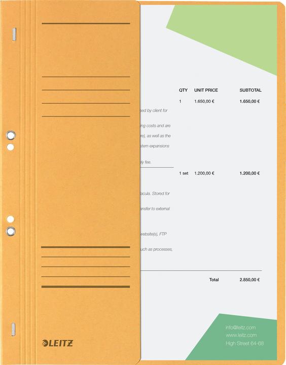 Actual product image Leitz Folder 1/2 cover (A4, 1 x)