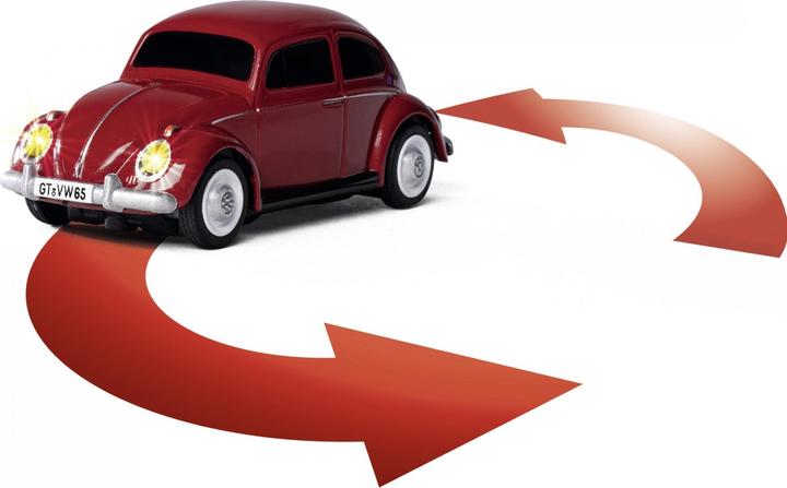 Immagine prodotto Carson 1:87 VW Maggiolino rosso 2.4G 100% RTR (RTR pronto all'uso)
