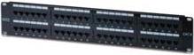 Immagine prodotto Digitus Patch Panel 48,3cm 19Z 48Port 2U Cat6 non schermato nero RAL 9005 Installazione cavi con LSA Leis...