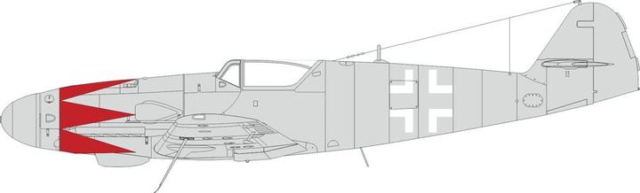 Image du produit Eduard Bf 109K-4 tulip pattern & national insignia 1/48