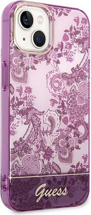 Produktbild Guess GUHCP14MHGPLHF iPhone 14 Plus 6,7" fuksja/fuschia hardcase Porcelain Collection (Apple iPhone 14 Plus)