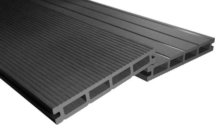 Actual product image ® 8m² Anthrazit WPC Terrassendielen Komplettset