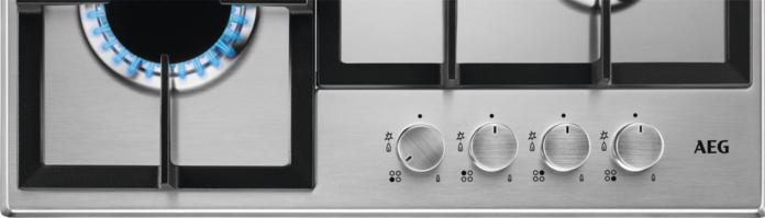 Produktbild AEG HGB64200SM - Slim Line - Inbouw gaskookplaat