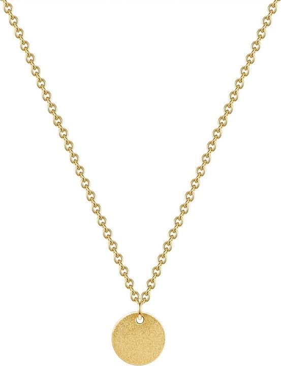 Image du produit Glanzstücke München Femme cercle argent sterling or jaune 40,0 cm chaîne de base + 5,5 cm extension - 31406 (Argent Sterling, 40 - 45 cm)