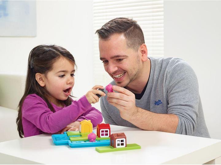 Image du produit Smart Games Jeu de puzzle Trois petits cochons - Deluxe (Italien, Anglais, Français, Multilingue, Allemand)