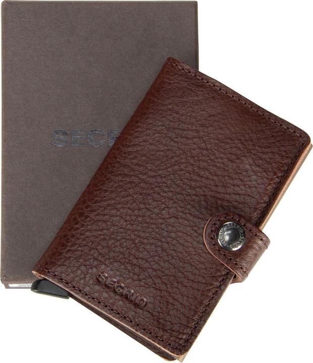 Actual product image Secrid Miniwallet Vegetable Tanned Espresso-Brown