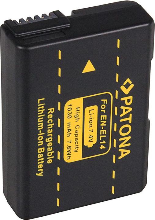 Produktbild Patona Akku EN-EL14, 1030 mAh /7.4V (Kamera Akku)