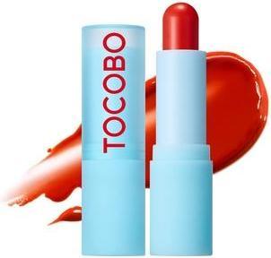 Actual product image Tocobo Glass Tinted Lip Balm 013 Tangerine Red 0.67 oz 19g