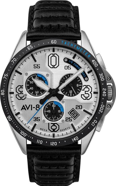 AVI-8 AV-4077-01 P-51 Mustang Chronograph 43mm 5ATM (Analoguhr, 43 mm)