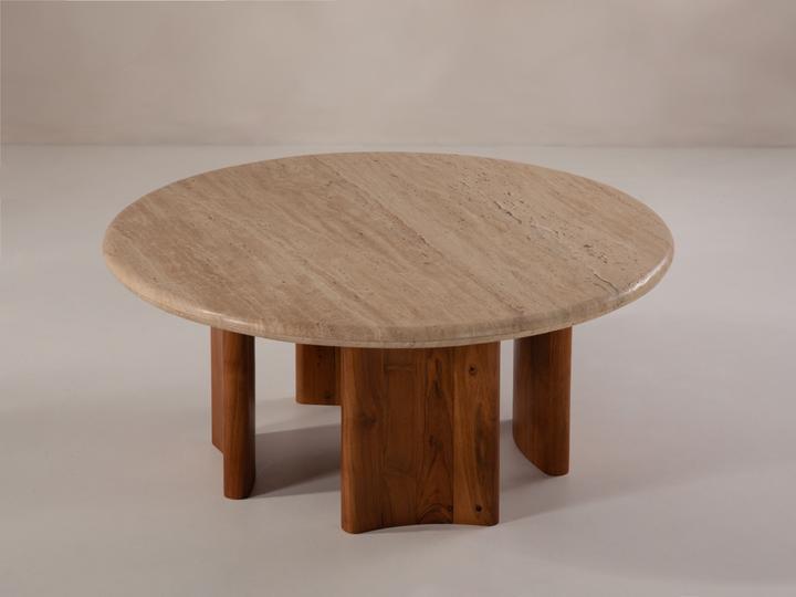 Image du produit Micadoni Table Basse, "Cleo", Marron Clair, 80x80x35