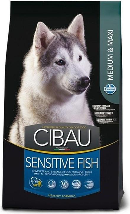 Actual product image Farmina Cibau Tender fish Medium/Maxi 12kg + 2kg (Adult, 1 pcs., 14000 g)